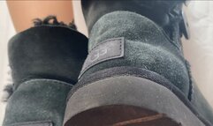 A Bootfetish Dream comes true - POV, upskirt and underglass Views on Ugg Boots and sheer Nylons - Shoefetish and Bootfetish - HD