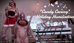 Candy Caning - Holiday Humiliation by Goddess Kyaa