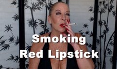 Smoking 120 Cigarette Red Lipstick XHD (WMV)