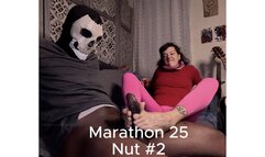 Watch my face as i drain the second nut of 5! Milf with glasses and muscly footboy, Footjob marathon 25, orgasm 2 of 5, milf feet, cucks pov