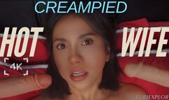 Asian Hotwife's Creampied Gangbang 4K