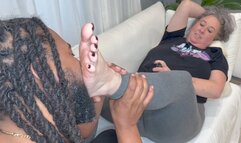 Phoenix Stacy Foot Worship Session in Boston