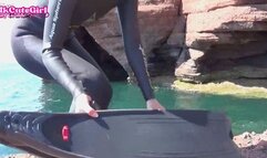 Freediving Training In Open Water