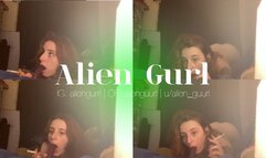 Slut Smoking a Cock | Alien Girl