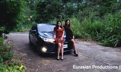 199 - GJ and Erica revving Vios