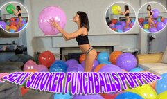 SEXY SMOKER PUNCHBALLS POPPING