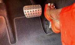 INSANE Revving And Engine SUFFER In Orange Stilettos!