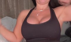 Angry MILF catches you sniffing her panties