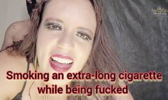 Smoking an extra-long cigarette while being fucked - SFL195