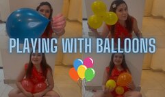 Inflating and exploding balloons