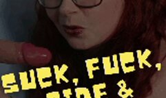 Suck, Fuck, Ride & Squirt -Stick On Dildo 1080p