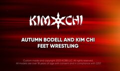 Autumn Bodell & KimiChi Feet Wrestling