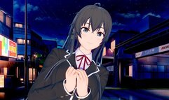 Oregairu: Romantic Sex with Hot Schoolgirl Yukino (3D Hentai)