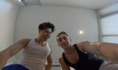 Eli and Andreas - Sitting (POV Sat On)