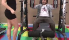 Hot Wife Carmen Jerks Her Stepson's Friend At The Gym! (mp4 sd)