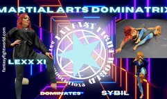 FFGFAN Martial Arts Dominatrix LexxXi dominates Sybil mp4