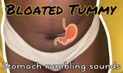 Rowanie’s Bloated Belly Sounds Rumbling Belly button in Her White Panties HD