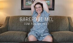 Barefoot Mel Cum for My Feet JOI