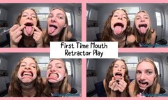 First Time Mouth Retractor Play : Tyler Lynn & Nathalia