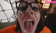 Jinkies! Velma Vores a Tiny Villain featuring Unaware Giantess, Cosplay, Vore, Tiny Man POV, Villains, Nerd Girls, Belly Rubbing with Lita Lecherous - WMV SD