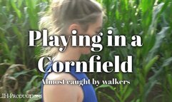 Playing in a Cornfield ( and almost got caught )