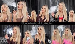 Blonde bimbo smoker doll collection