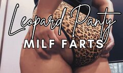 Leopard Print Panties MILF Farts Compilation