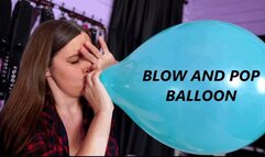 Blow and pop balloon (wmv)