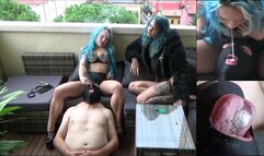 LILLI BAYLE & DAHLIA - Human ashtray and spitting