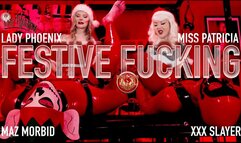 FESTIVE FUCKING 1080p ft Mistress Patricia Alexandra Wildfire XXX Slayer Maz Morbid - Pegging Christmas