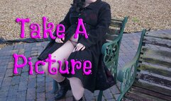 Take A Picture - audio fantasy, British, upskirt, JOI, jerk off instruction, public, MP3