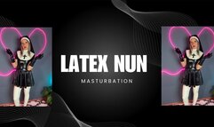 latex nun masturbation