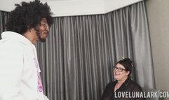 Dorky Darien teaches sexy curious BBW Luna Lark about the porn industry