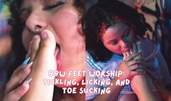 BBW Feet Worship: Tickling, Licking, and Toe Sucking