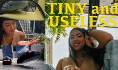 TINY and USELESS - Giantess Serena - Crush and stomp 4k