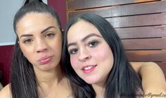 INTERRACIAL FACE LICKING, LICKING CHEEK - NEW TOP GIRLS - NEW MR DEC 2024 - CLIP 1