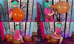 Bulma Busts Dragon Ball Balloons - Compilation