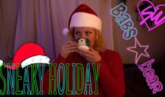 Sneaky Holiday: Blowjob during office Holiday Party! Hope we don't get caught!