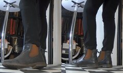 Pinched and squashed under her worn-out everyday shoes - Cam 5