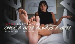 Beta affirmations - Mistress Enola Mind Fuck - Brainwash - Foot simp, foot fetish Countdown JOI 4K