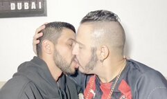 TWO MALES KISSING PASSIONATELY - BY BILLY THOMPSON AND MARIO SOARES - CLIP 1