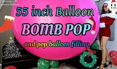 Merry Christmas 55 inch balloon and surprise included