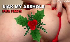 Lick My Asshole for Xmas Ass Domination Fetish