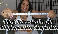 Third Trimester Pregnancy Belly Growth Expansion Comparison