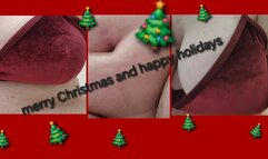 XMAS Red Velvet Toilet Pee w Giantess moments for the ant to experience