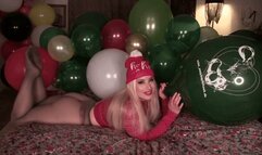 Christmas Blow to Pops: 2 Miss Snapback Printed Balloons - HD 1080p mp4