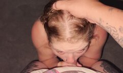 Autumn Snow Gives a Blowjob and Gets Cum in Her Hair