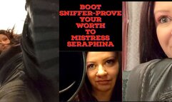 Boot Sniffer-Prove Your Worth to Mistress Seraphina