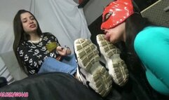 Dirty Shoes and Sock Smelling (Lezdom) by Sabrynna # 1080HD - Girls Fetish Br -