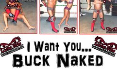 1654-Buck Naked Baby - Mixed Maledom Wrestling